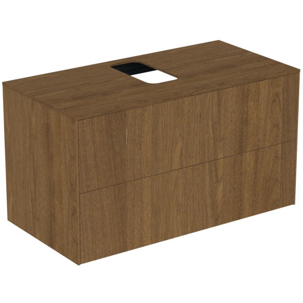 Ideal Standard Waschtischunterschrank Conca, 2 Auszüge,