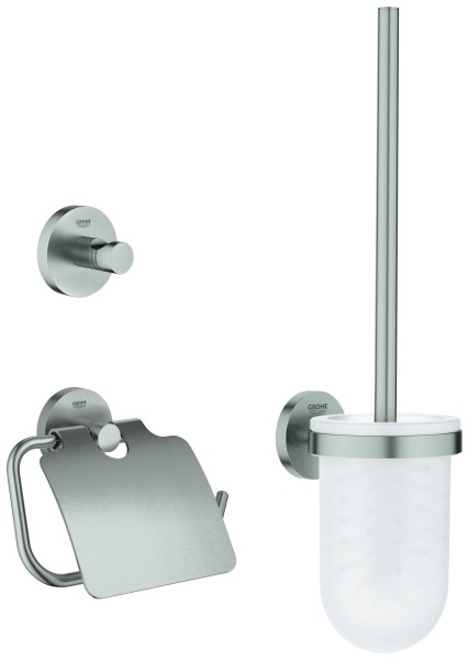 GROHE WC-Set 3 in 1 Essentials 40407 supersteel, 40407DC1