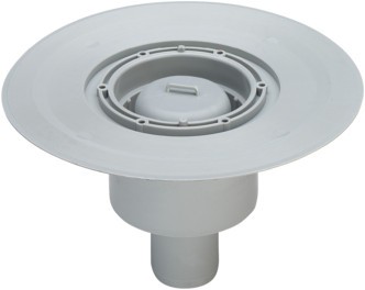 Viega Badablauf Advantix 4926.5 in 50mm Kunststoff grau