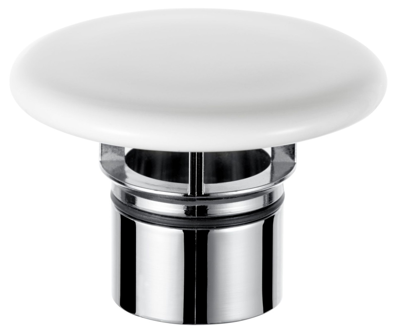 Keuco Ventilabdeckung Armaturenzub. 59990, f.Ab- u.Überlaufsystem Clou,Keramik weiß, 59990310000 59990310000