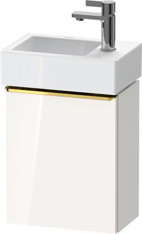 Duravit D-Neo Waschtischunterbau wandhängend Weiß Hochglanz 364x222x440 mm - DE4218R34220000