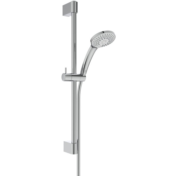 Ideal Standard Brausekombination Idealrain 644mm 3-fach-Handbrause d:100mm 8l, Chrom, BE405AA