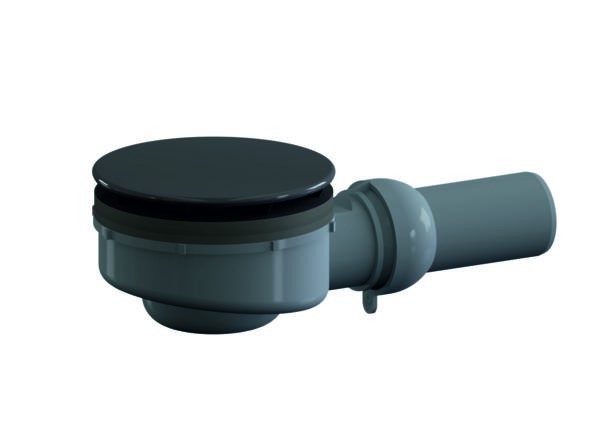 Dallmer Duschwannenablauf ORIO 60, Haube schwaz matt, DN 40 DN 40, 161376