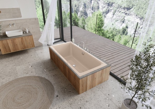 Kaldewei Badewanne PURO NEXT COMBI Modell 1437, 1900x900 mm, bahamabeige, 143723000030