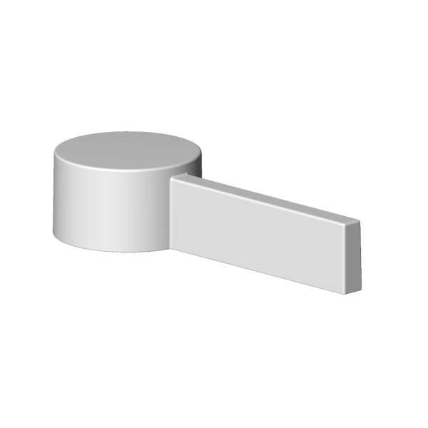 Dornbracht Griff Ersatzteile 092078058 23 x 26 x 119 mm Messing gebürstet (23kt Gold)
