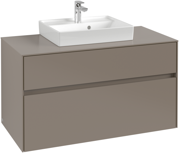 Villeroy & Boch Waschtischunterschrank Collaro C016B0 1000x548x500mm m. Bel. 2 Ausz. Waschtisch mitt