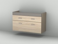 Sanipa Sanipa Waschtischunterschrank mit Auszügen (2morrow) MM84912, Esche Natural-Touch 605,0x1000,0x435,0