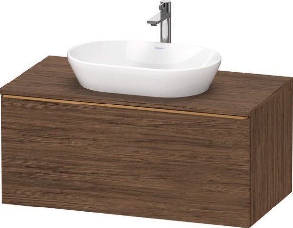 Duravit D-Neo Konsolenwaschtischunterbau wandhängend Nussbaum dunkel Matt 1000x550x459 mm - DE494800