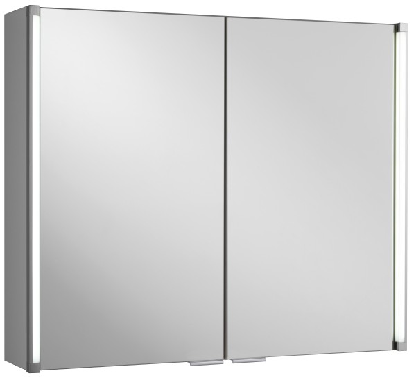 Fackelmann Spiegelschrank LED-LINE 81x67x16,5 weiß 2T, 82953