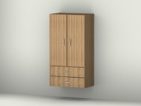 Sanipa Mittelschrank 2day Sanipa Mittelschrank 2day EG97601, Weiss-Matt, H:1078, B:580, T:340 mm