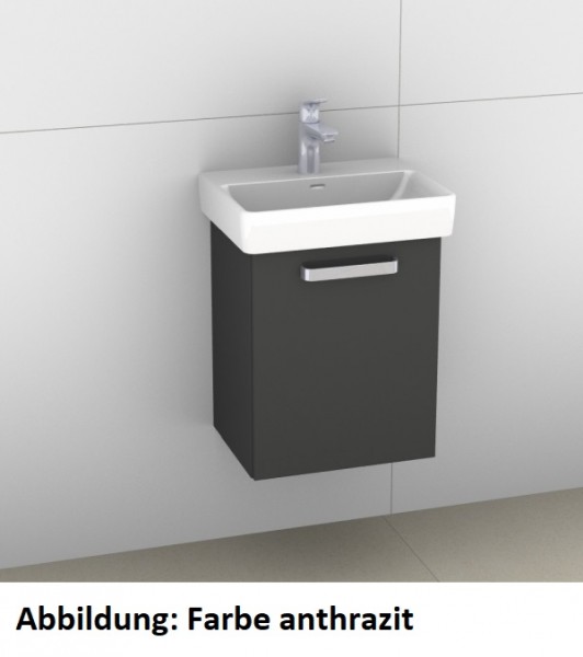 Artiqua 415 Waschtischunterschrank für Pro S 815961, Oxid Dunkelgrau quer, 415-WUT-L50-L-7184-723