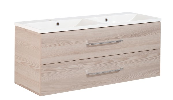Fackelmann B.clever Set Doppel-Becken 120x51x46 EsAl, 82926