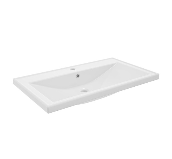Neuesbad Keramik-Waschbecken NANU 80 cm, weiss glänzend