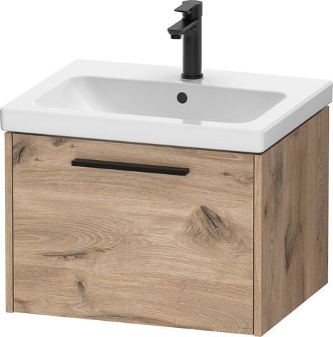 Duravit D-Code Waschtischunterschrank wandhängend Auszug 1,