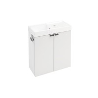 Cosmic B-Box Waschtisch Cosmic B-Box Waschtisch (Kunstharz) Mit Unterschrank , 50Cm, Weiss Matt, B05010501157