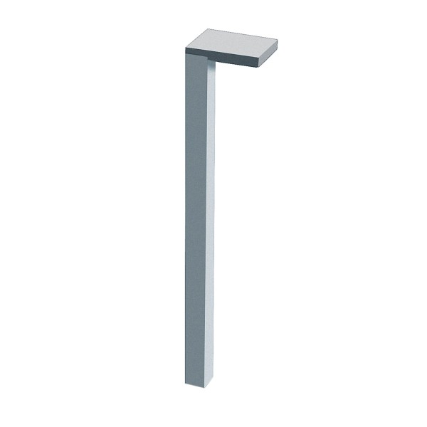 LAUFEN Füße (2 Stück) PRO S für Waschtischunterschrank H483001/2 aluminium, H4831040960041