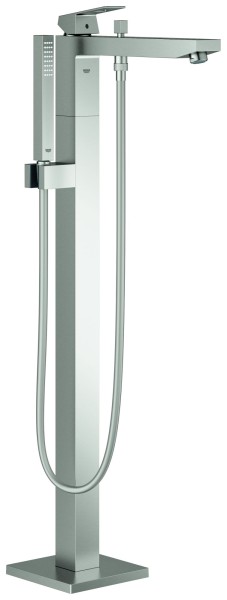 GROHE EH-Wannenbatterie Eurocube 23672_1 Fertigmontageset Bodenmontage supersteel, 23672DC1