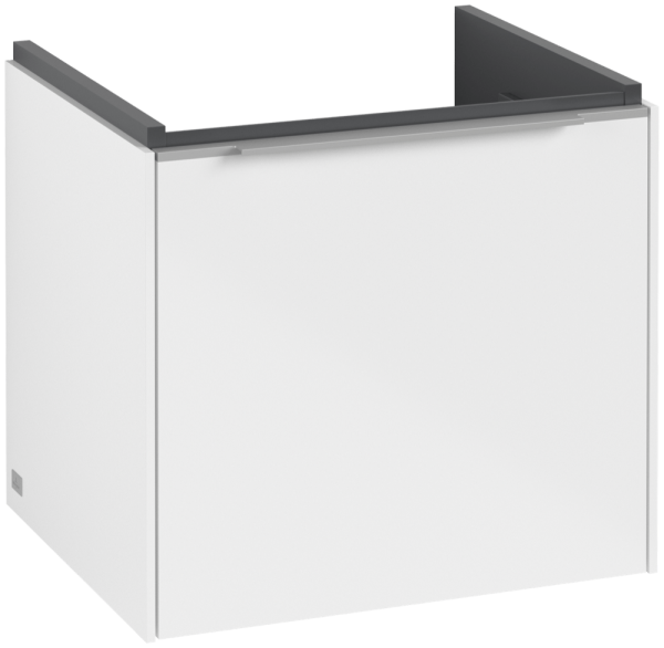 Villeroy & Boch Subway 3.0 Waschbeckenunterschrank, 1 Auszug, 473 x 432 x 391,5 mm, Brilliant White