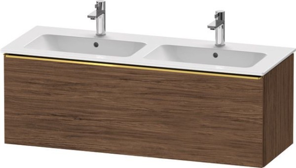 Duravit D-Neo Waschtischunterbau wandhängend Nussbaum dunkel Matt 1280x462x440 mm - DE4265034210000