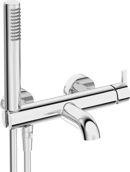 Neuesbad Serie 600 Wannenarmatur mit Brauseset, Oberfläche: chrom