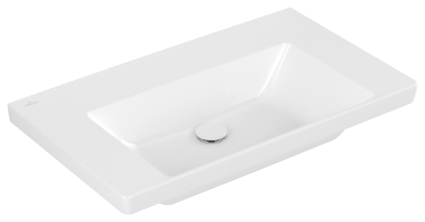 Villeroy & Boch Subway 3.0 Schrankwaschtisch, 800 x 470 x 165 mm, Weiß Alpin CeramicPlus, ohne Überl