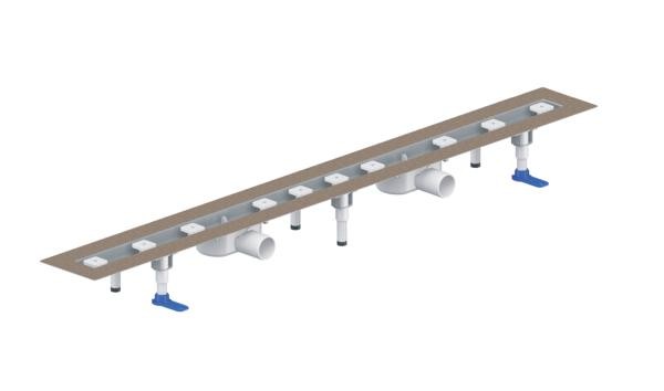 Dallmer Duschrinne CeraLine Nano 2 Abl. F 1000 mm, DN 50