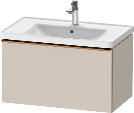 Duravit D-Neo Waschtischunterbau wandhängend Taupe Matt 784x452x440 mm - DE4255004910000