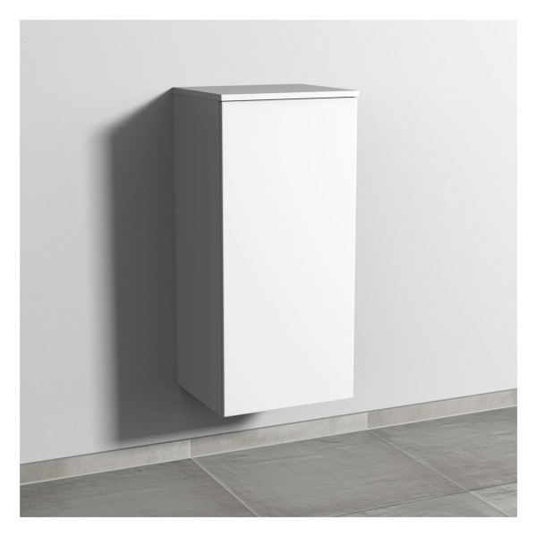 Sanipa 3way Mittelschrank mit 1 Tür, Weiß-Soft, SM12343
