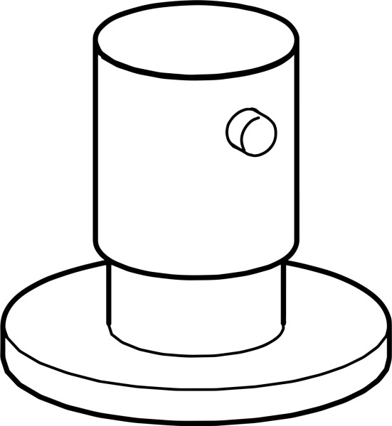 Hansa Fertigmontageset Unterputzventil Hansa 0628 verchromt