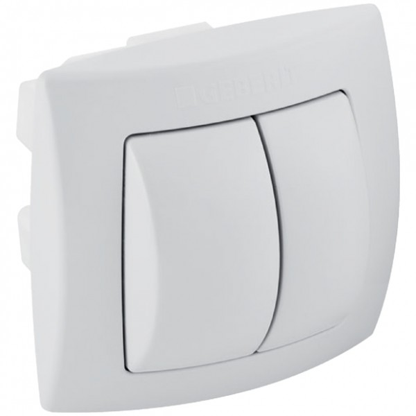 Geberit Unterputz-Handdrücker weiß-alpin für 2-Mengen-Spülung zu HyTouch WC-Steuerung