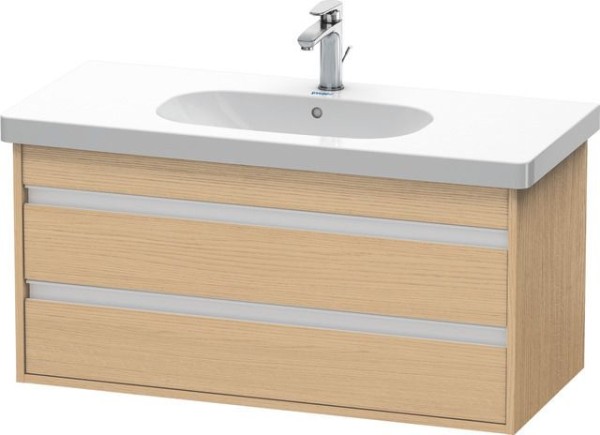 Duravit Ketho Waschtischunterbau wandhängend Natur Eiche Matt 1000x455x480 mm - KT664803030
