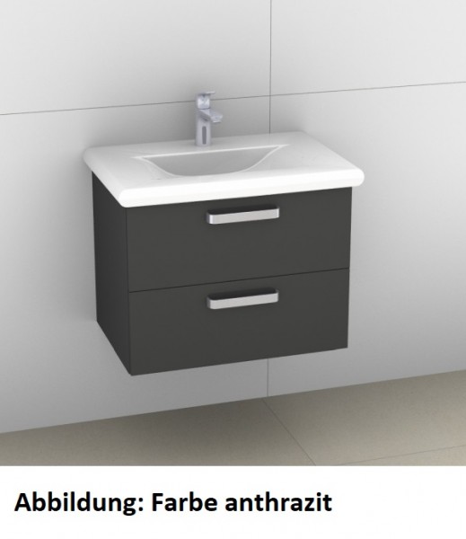 Artiqua 415 Waschtischunterschrank für Living Style 814435 Eiche Ribbeck quer NB, 415-WU2L-L16-7187-