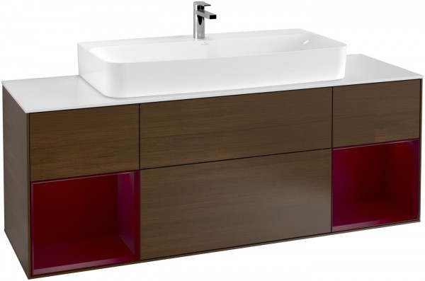 Villeroy & Boch Waschtischunterschrank Finion F21 1600x603x501mm WT mittig, F211HBGN
