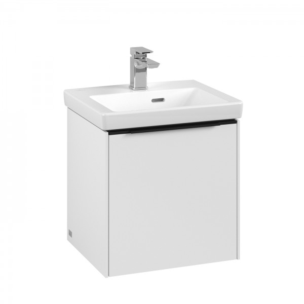 Villeroy & Boch Subway 3.0 Waschbeckenunterschrank, 1 Tür, 423 x 432 x 361,5 mm, Pure White / Pure W