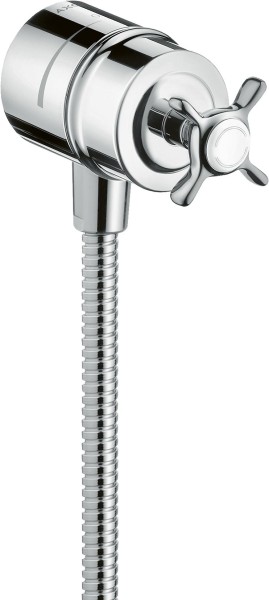 Hansgrohe Wandabsperrventil Axor Montreux Fixfit Stop chr.Kreuzgr.Schlauchanschl., 16882000