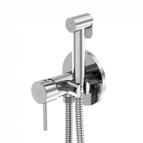 Steinberg Serie 100 Unterputz Bidet-Armatur, chrom