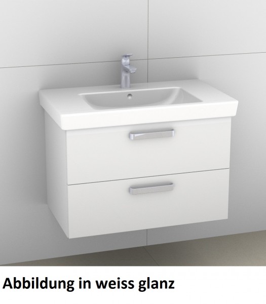 Artiqua 414 Waschtischunterschrank für Subway 2.0 717580 Quarzgrau Hochglanz Select, 414-WU2L-V69-71