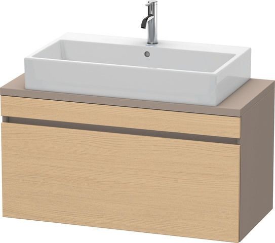 Duravit DuraStyle Konsolenwaschtischunterbau wandhängend Natur Eiche & Basalt Matt 1000x478x512 mm -