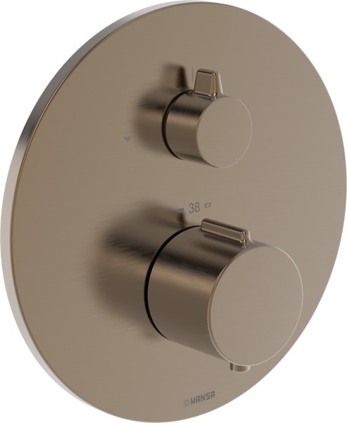 Hansa Sichtteil f. einen Abgang, HANSAEASYTHERM 8861 Rosette rund Bronze, 8861924581