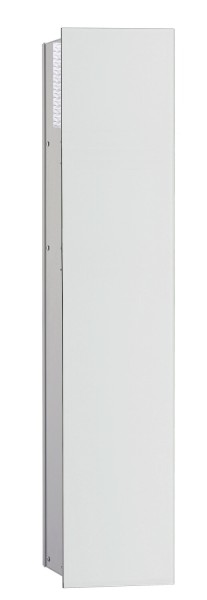 Emco asis WC-Modul 2.0,1-türig, rechts, Unterputz, 811mm, ohne Einbau-Rahmen,alu/optiwhite, 97542745