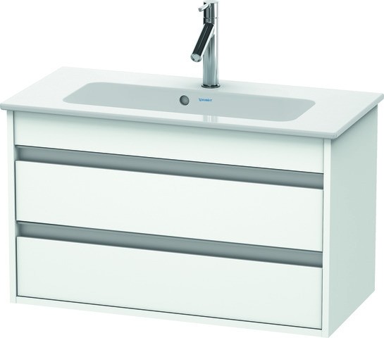 Duravit Ketho Waschtischunterbau wandhängend Weiß Matt 800x385x480 mm - KT645301818