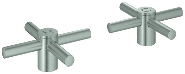 GROHE Kreuzgriff Atrio 18026 2 STK supersteel, 18026DC3