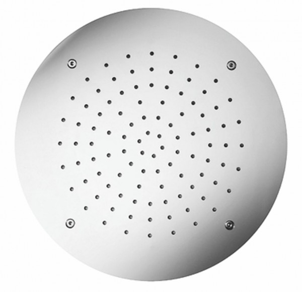 Herzbach Deckeneinbaubrause 380mm, runde Ausführung poliert , 11.638000.1.01