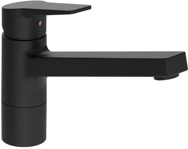 Hansa Küchenarmatur HANSATWIST 0914 Ausld. 199 mm DN15 Matt-Schwarz 914228333