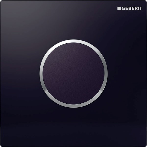 Geberit HyTronic Urinal-Steuerung Sigma10 schwarz/verchromt Zink-Druckguss berührungslos Infrarot/Ne