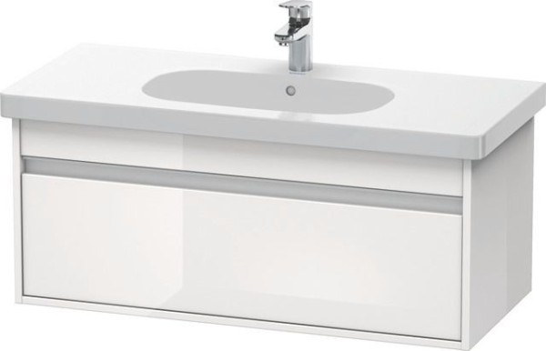 Duravit Ketho Waschtischunterbau wandhängend Weiß Hochglanz 1000x455x410 mm - KT666802222