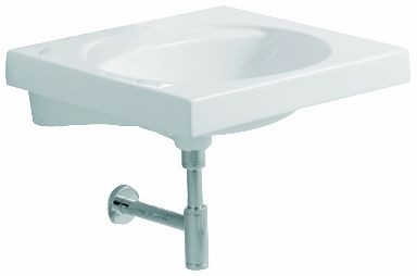 Geberit Preciosa Waschtisch 253240, B: 600, T: 550 mm, 253240600, weiss mit Keratect