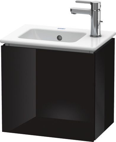 Duravit L-Cube Waschtischunterbau wandhängend Schwarz Hochglanz 420x294x400 mm - LC6272L4040