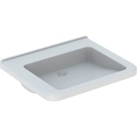 Vorschau: Geberit Waschtisch Vorschau: Geberit Waschtisch Dejuna, B: 650, T: 550 mm, 128666600, weiss mit Keratect