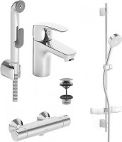 Hansa Bade-Set THM Hansa Bade-Set THM Hansapinto 4553 0080 verchromt, 45530080